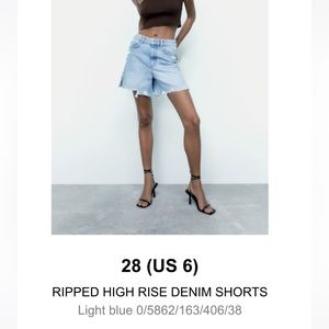 Zara shorts